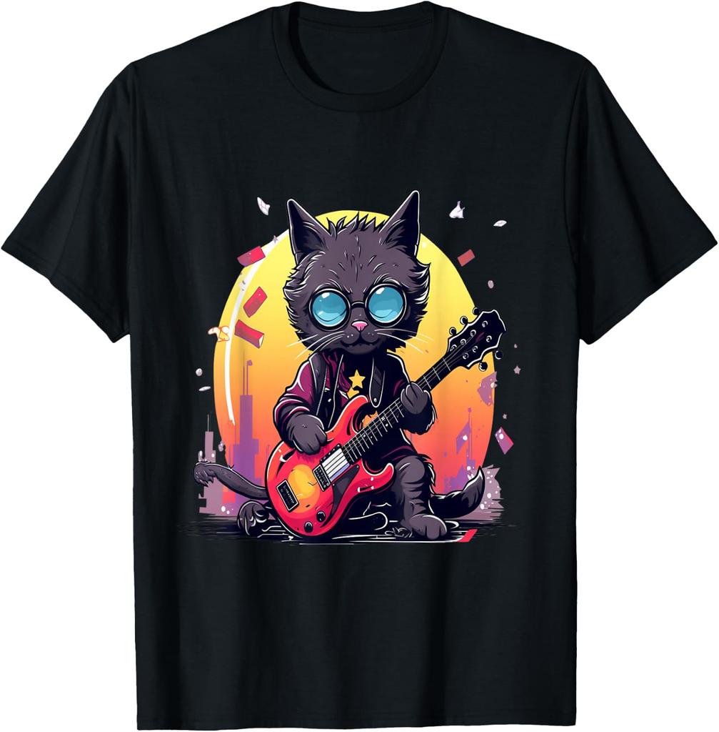 Cat Graphic With A Cute Kitty Animal Face For Pet Lovers Men Women T-Shirt