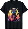 Cat Graphic With A Cute Kitty Animal Face For Pet Lovers Men Women T-Shirt