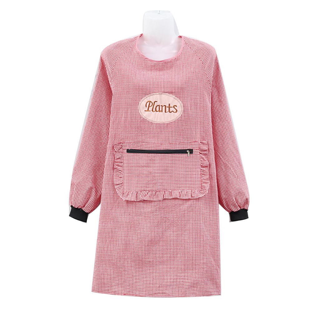 Kitchenware Long Cotton Home Women Kitchen Cooking Clean Apron Pocket Smock