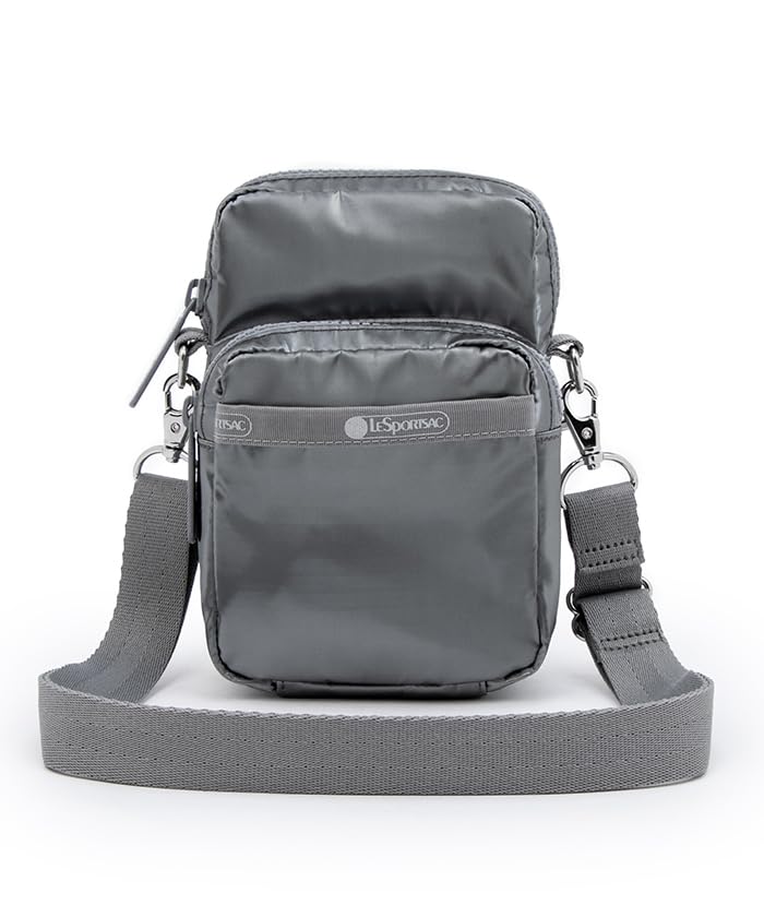 Official Shoulder Bag MINI PHONE Gunmetal Gray Shine [LeSportsac] BAG/1301 Women's