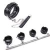 Stainless Steel Adjustable Open Leg Bar Handcuffs Ankle Cuffs Lockable Bondage Set Sex Slave Restraints Dog Collar Sex Toys