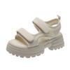 Sports sandals women's summer new muffin platform Velcro casual versatile Roman beach shoes