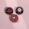 Fun Character Cartoon Metal Badge Unique Geometric Brooch Versatile Design For Occasions All