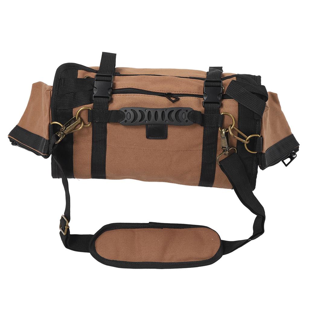 Small Tool Bag 7 Individual Pockets Comfortable Handheld Roll Up Tool Bag Organizer Tool Pouches