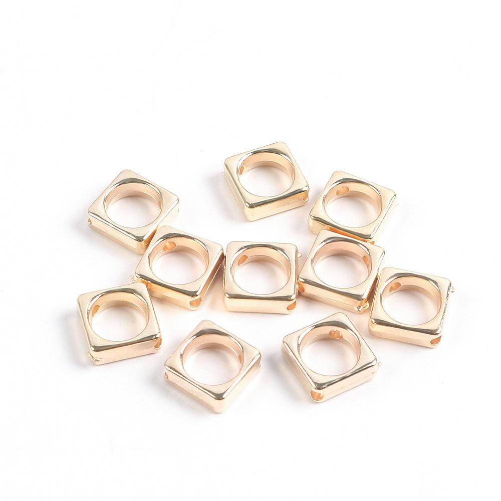 Ccb Gold Electroplated Cat Head Star Love Flower Square Spacer Beads Diy Necklace Bracelet Earrings Jewelry Accessories