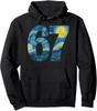 Starry Night Van Gogh Painting Design - 67 Six Seven Unisex Hooded Sweatshirt