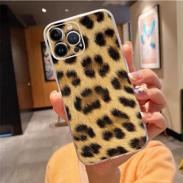 

Чехол для телефона для Iphone 14 Pro Max 13 12 11 Pro Max Xs Xr X 12mini 7 8 Plus Se чехол с леопардовым принтом Funda iphone XR
