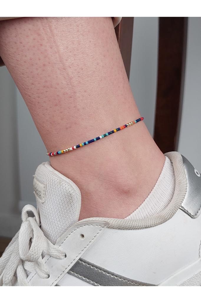 Den svatého Valentýna dárek k narozeninám Ručně vyráběné etnické Autentické hippie bohémské módní šperky na kotníky