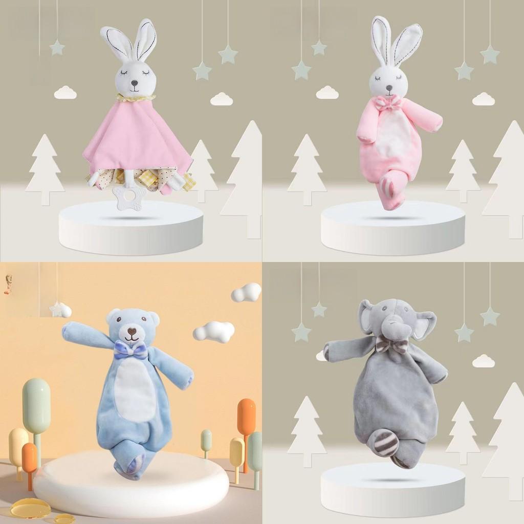 Baby Animal Plush Toy With Chewing Texture For Newborn Sleep And Comfort