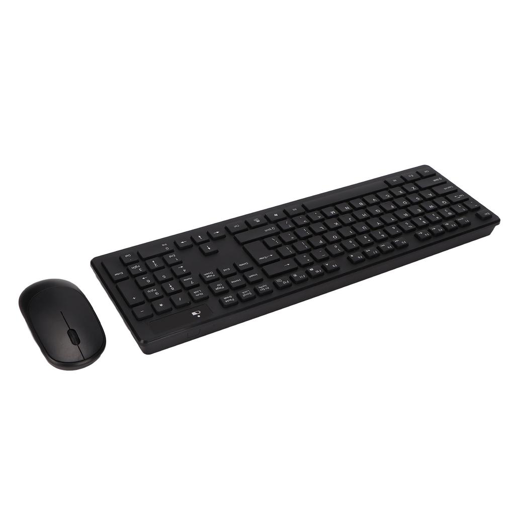 Wireless Keyboard Mouse Combo 2.4G Waterproof 104 Keys ABS 1600dpi Keyboard Mouse Set for Office