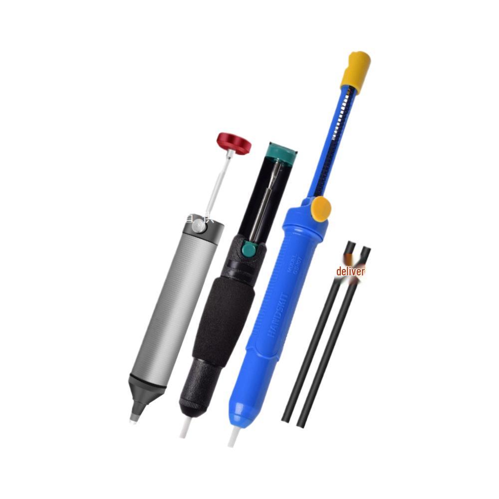 Powerful Large Manual Vacuum Desoldering Pump with Automatic Rebound and Soldering Nozzle