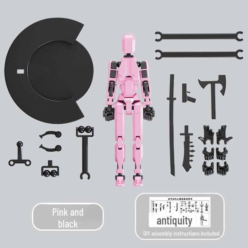 3D Movable Jointed Children's Dolls - Decompression Toy