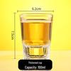 ZISIZ Octagonal Tempered Glass Spirit Cup