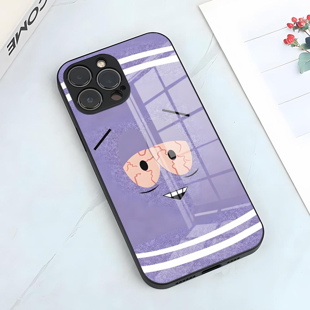 Cool South Park Phone Case For IPhone 17 Pro Max 15 Pro 16 14 Plus 12 13 Mini 11 Pro Shockproof Glass Cover