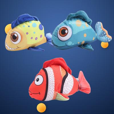 Yousheng Pet Toy Sound-Producing Interactive Dog Toy Fish Shape Bite-Resistant Soft Chew Toy Pet Play