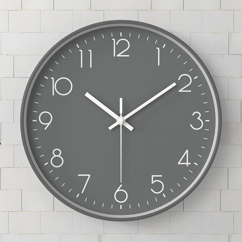 Clock Living Room Fashion Wall Clock Simple Light Luxury Clock Wall Hanging Silent Quartz Clock 35CM