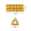 10-Piece Set, WNMG080408-MA, WNMG432 CNC Carbide Inserts, Turning Inserts, WNMG Lathe Tools, Turning Inserts Tool Accessories