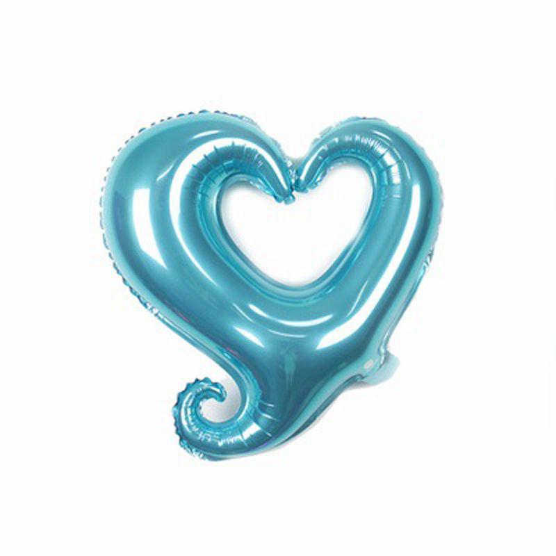 Hook Helium Heart Wedding Birthday Party Valentines Day Heart Foil Balloon