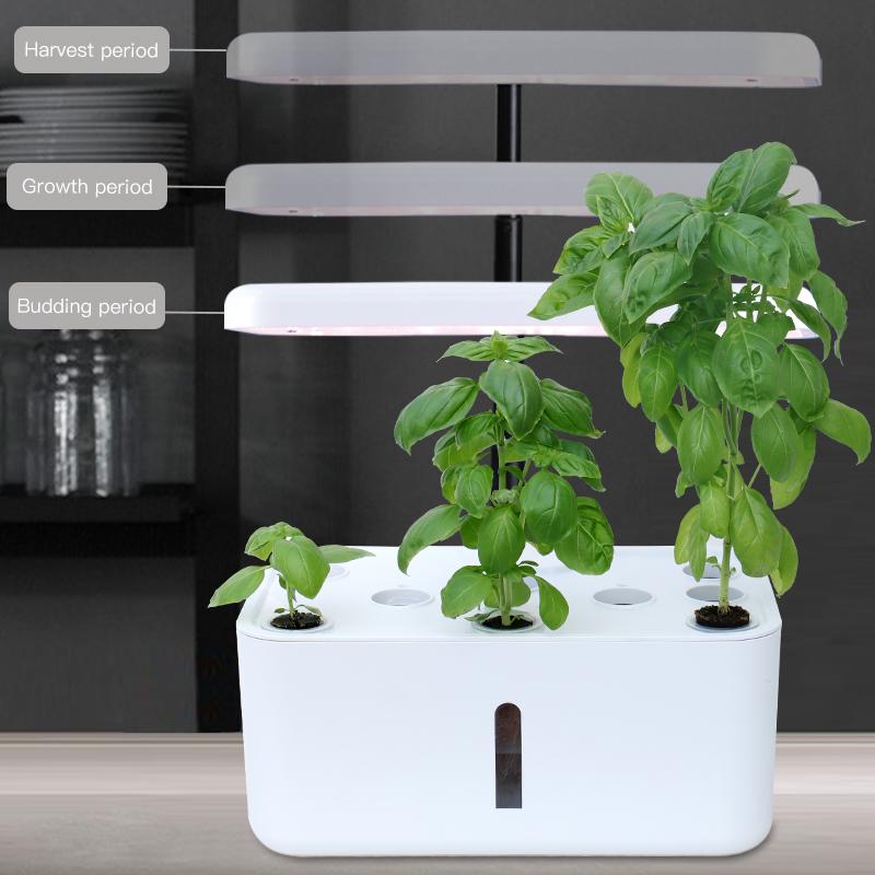 Oliz Z223 Smart Garden Home Indoor 8  Planting Position Vegetable Planters  Self Watering Flower Pot