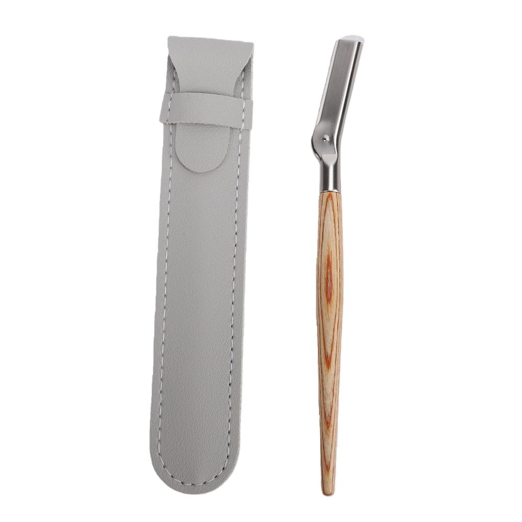 Manual Eyebrow Shaper Trimmer with   Mesh Guard Stainless Steel Facial Hair Trimmer for Men Women