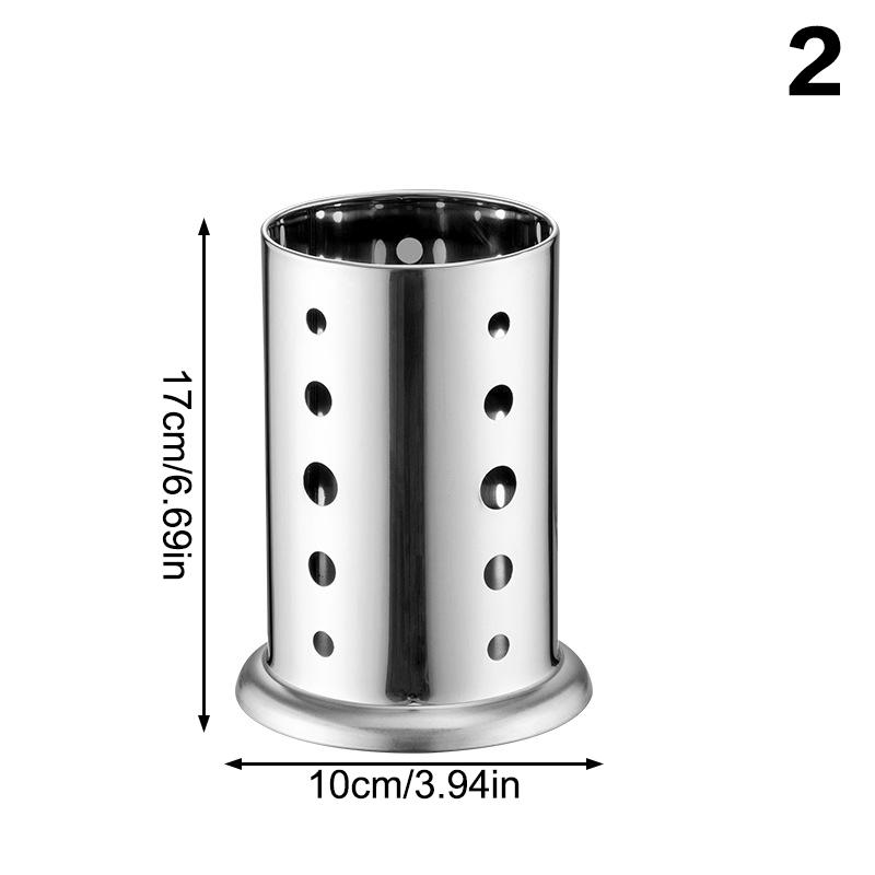 Stainless Steel Cutlery Holder Chopstick Storage Holder Organizer Container Drainer Spoon Fork Chopsticks Kitchen Storage Basket