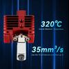 Für Bambu Lab Hotend Upgrade TZ 2.0 Version Bi-Metall Passend für Bamboo X1 X1C X1E P1P P1S Hotend Thermistor Messing Kupfer Harte Düsen