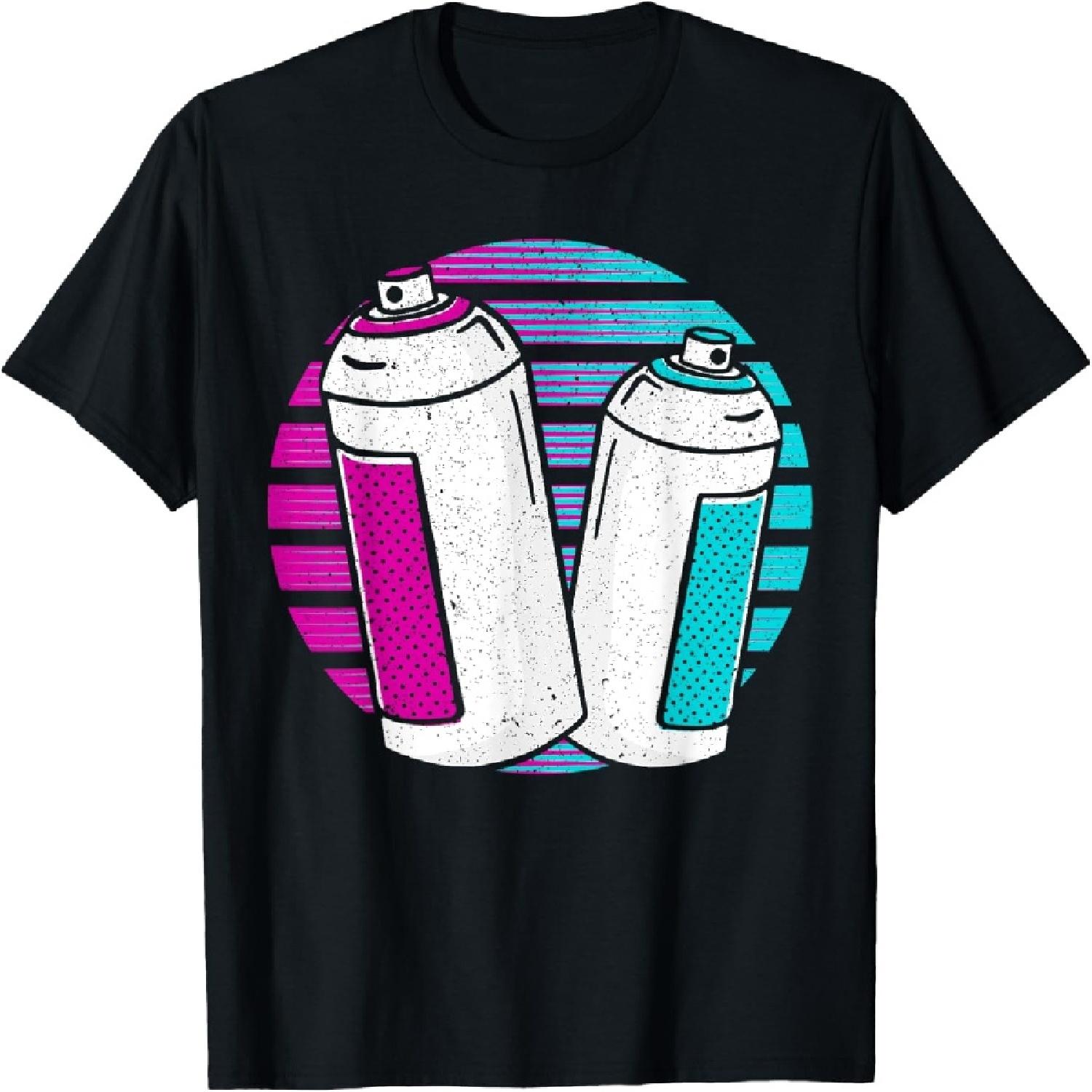 

Graffiti Spray Paint Street Art Drawing Artist T-Shirt XXXXXL різнокольоровий