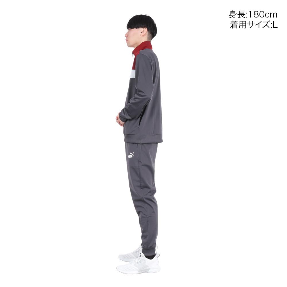 PUMA Power Poly Suit Sports Jersey Galactic Gray Men's (684188) Set, Fall/Winter 2024, (69)