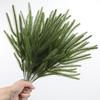 40Pieces Faux Pine Stems For Christmas Tree Decors Realistic Needle Weather Resistant Long Time Holiday Ornament