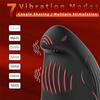 Vibrating Cock Ring with Clitoral Stimulator, Penis Ring Couple Sex Toys Vibrator, Clitoris Vibrator with 7 Vibrations Sex Toy for Men & Couples