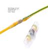 Yellow 100PCS Solder Sleeve Heat Shrink Tube Terminal Connector 12-10AW