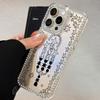 Armbandkette Handyhülle Für iPhone 17 16 15 13 14 für 17Air 17 12 14 16 Pro 17 14 16 Pro Max Funkelnder Diamant Niedliches Muster Hartschale Mit Trageband