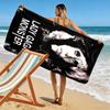 LADY GAGA Print Beach Towel, Large Soft Quick Dry Towel for Beach Camping Swimming