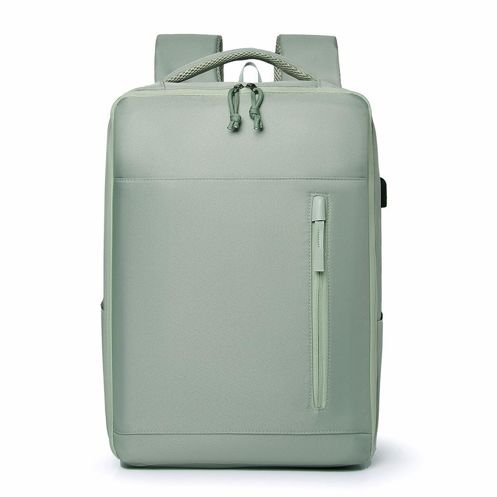 Student Schoolbag Ladies Backpack Solid Color Simple Men Travel Backpack Short-distance Business Trip Hand Luggage Bag