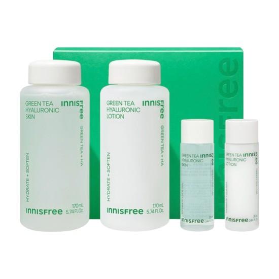 Innisfree Green Tea Hyaluronic Skincare Set – 1 Set