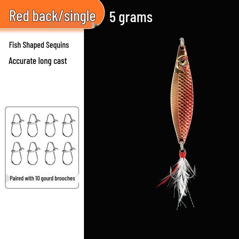 Новый набор блесен-вертушек из железа в форме змеи S-образной формы – Рыболовная приманка для дальнего заброса