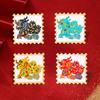 Cartoon Dragon Badge Vintage Creative Brooch Animal Brooches Bag Lapel Pins Clothes Accessories Cartoon Jewelry Gift For Kid