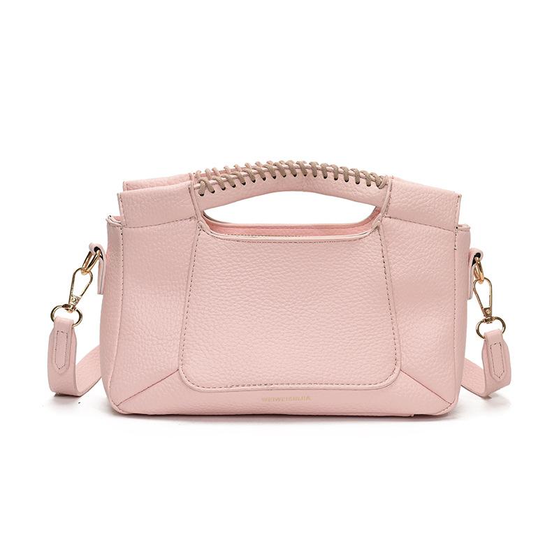 

Модная женская сумка через плечо, новая, универсальная, повседневная сумка-мессенджер розовый