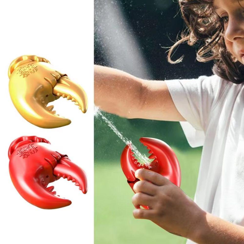 

Handheld Beach Water Sprayer Crab Claw Shape Water-Sprinkling Toy Water Soaker Toys Summer жовтий