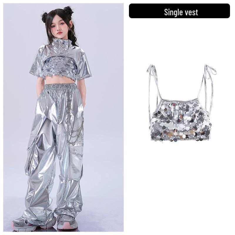 Μοντέρνα Στολή Τζαζ Χορού για Κορίτσια - Δροσερή Μοντέρνα Καλοκαιρινή Στολή Παράστασης για Χορό σε Στυλ Δρόμου.