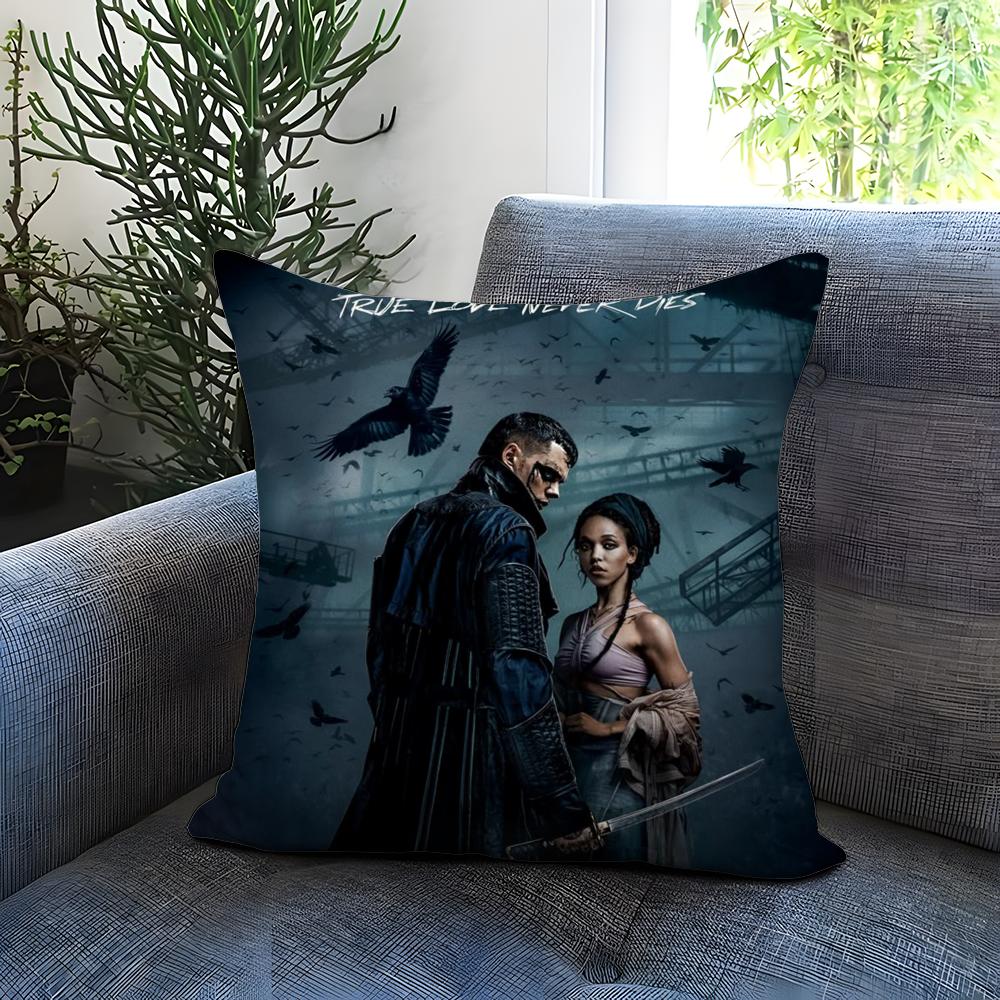 Movies R-Raven C-Crow Cushion Cover Comfortable Reversible Pillow Cover Ideal for Car Sofa Bedroom & Beyond