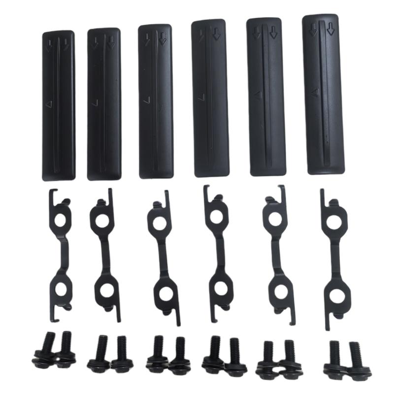 For Toyota FJ Cruiser Roof Rack Removal Delete Kit Roof Rain Gutter Cover Trim Cover Rack Trim Connector Cover