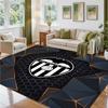 Valencia FC Design Crystal Velvet Rug Soft Decorative Mat for Bedroom Entrance