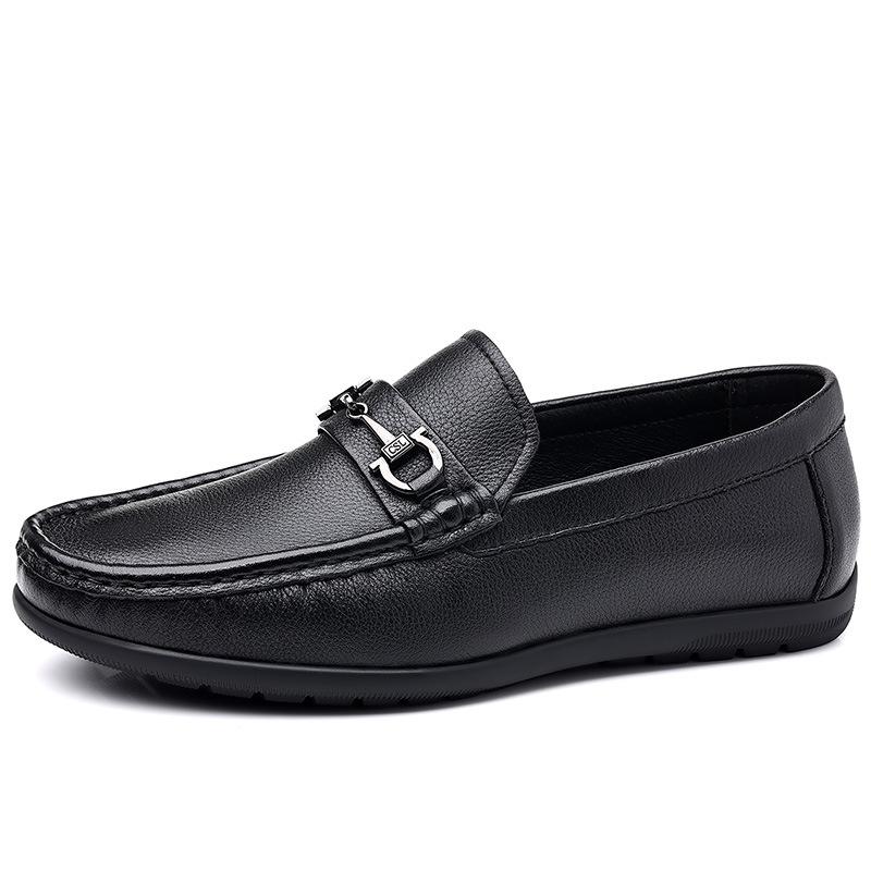 

Мужская кожаная обувь Обувь Doudou натуральная кожа мужская обувь лето новая дышащая повседневная мягкая подошва удобная на одной педали фабричная кастомизация 44