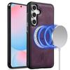 LC.IMEEKE L6 For Samsung Galaxy A35 5G Case PU Leather Coated PC TPU Phone Cover Magnetic Case