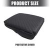 Upgrades Leather Center Console Cover Armrest Protector Square Armrest Cover Excellent Fit for Pickup 1500 2018-2026
