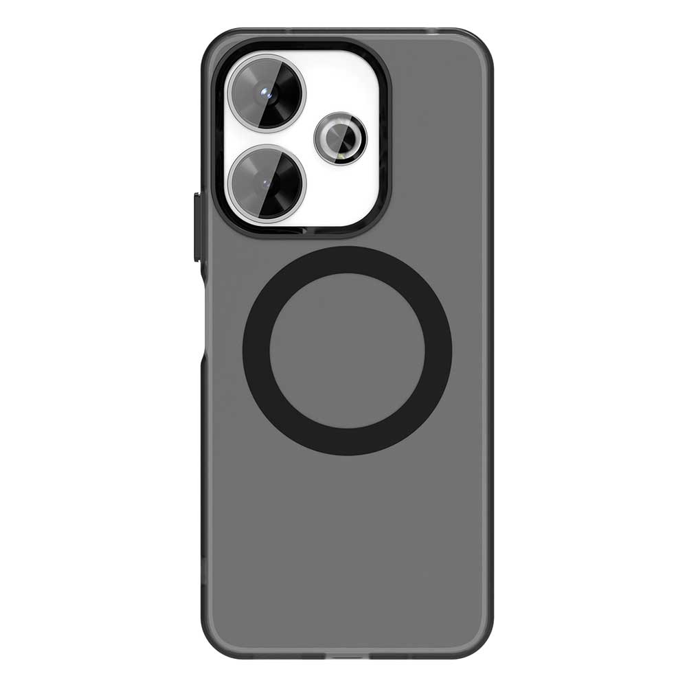 Magsafe Matte Phone Case For Xiaomi Redmi 13 5G 13 4G Note 13R Protective Case Magnetic Wireless Charging Shockproof Back Cover