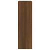 Shoe Cabinet in Brown Oak Effect 63 x 24 x 81 cm Particleboard