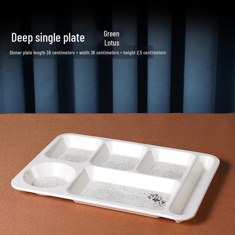Melamine Divided Fast Food Tray