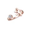 New 925 Silver Ring Zircon Shell Honey Jar Bow Ring Original S925 Finger Wedding Ring DIY Women's High Jewelry Gift